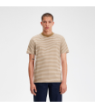 FRED PERRY FINE STRIPED HEAVY WEIGHT TEE