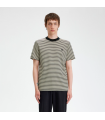 FRED PERRY FINE STRIPED HEAVY WEIGHT TEE
